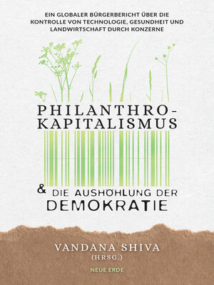 cover image of Philanthrokapitalismus und die Aushöhlung der Demokratie
